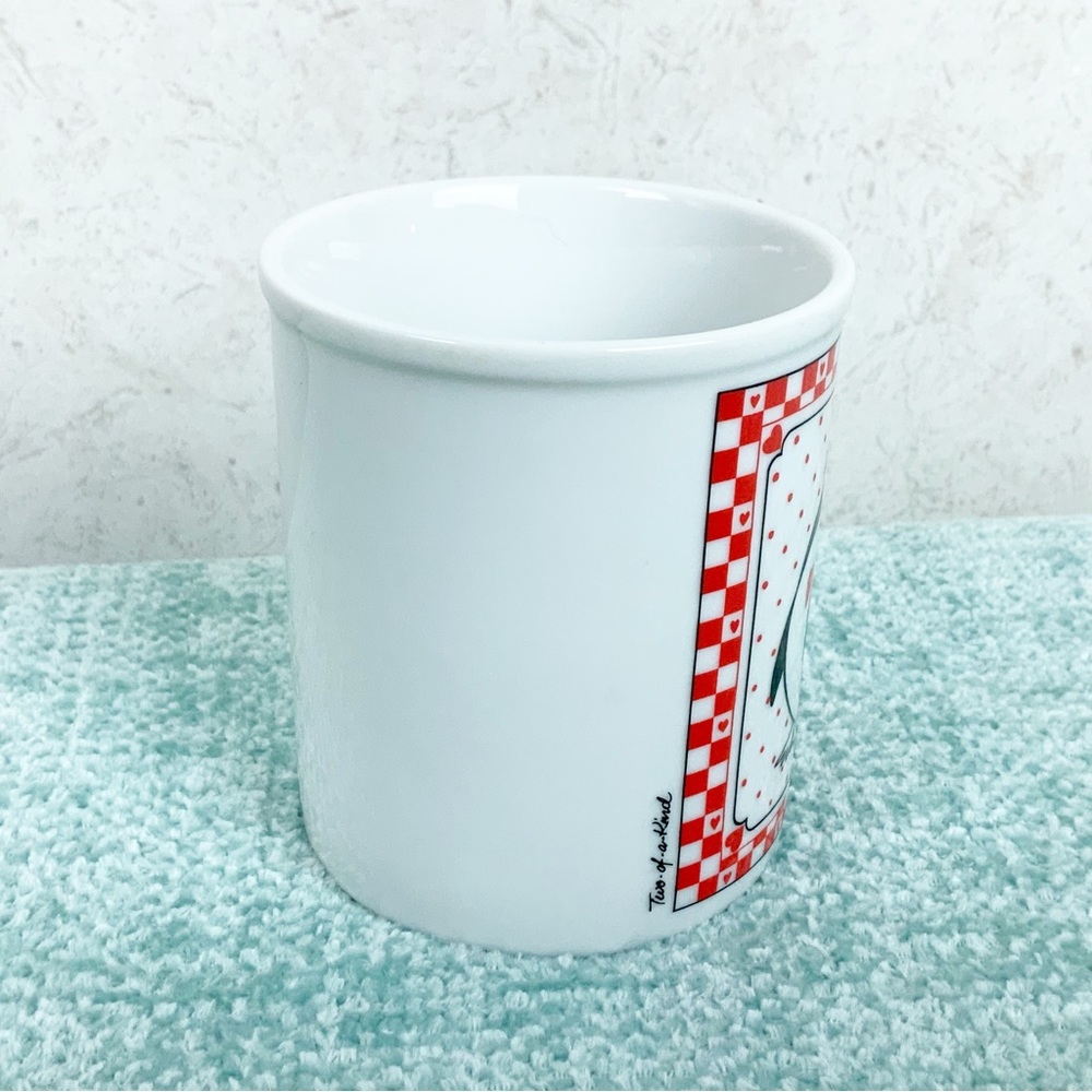 Vintage Papel Penguins Hearts Two Of A Kind Mug Cup Japan - Picture 3 of 7